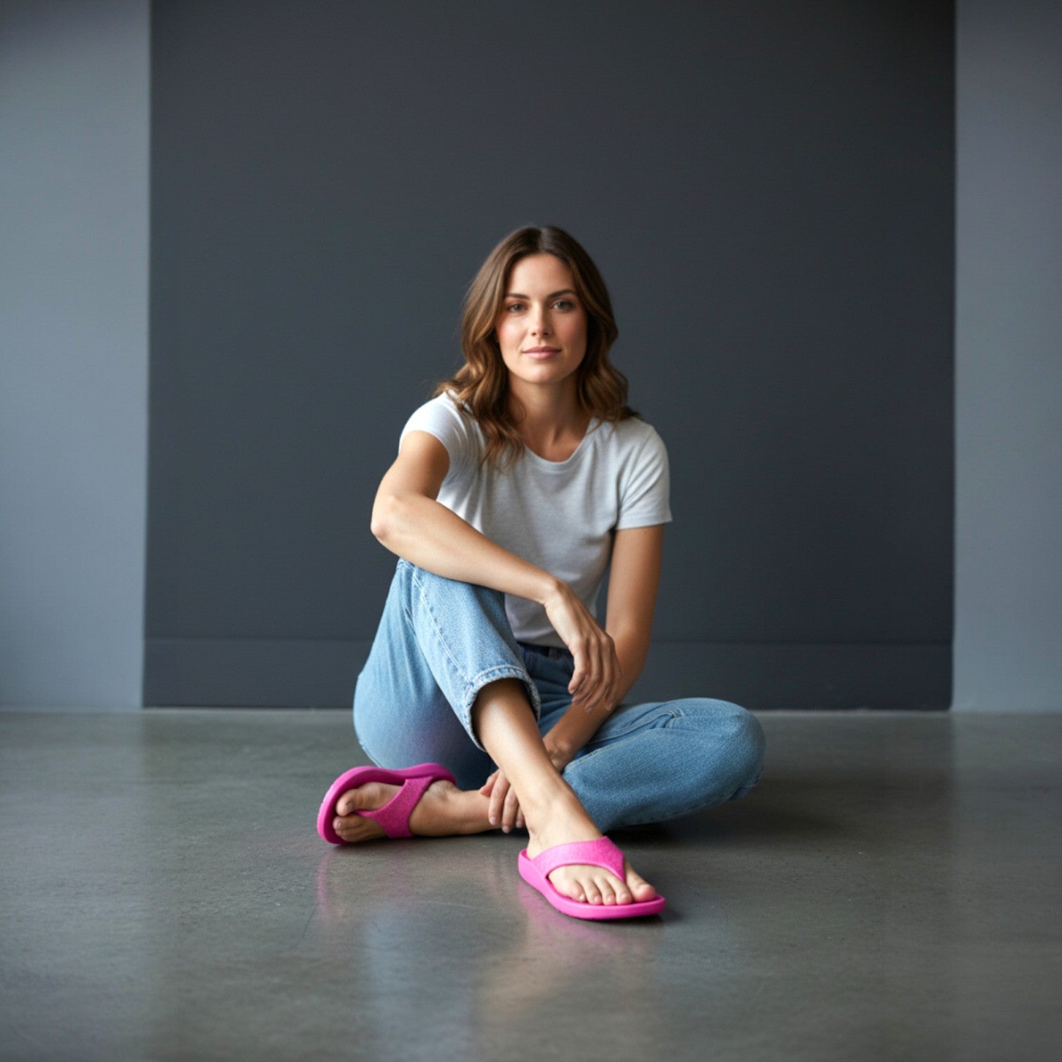 Sacred Rose Serenity Flip Flops